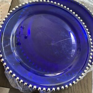 Decorative plates and salad plates